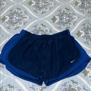 Nike Women's Dark Blue Athletic Shorts